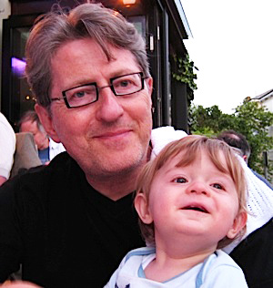 Rob Follis dining with Tom