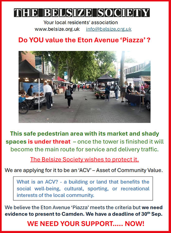 Belsize Eton Avenue Plaza