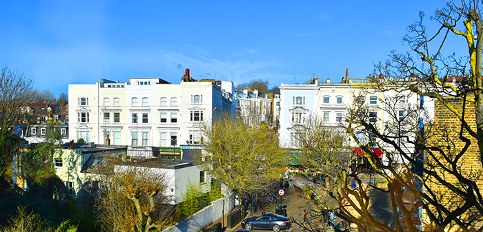 Belsize Village high view